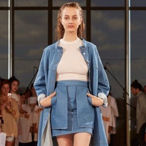 Eckhaus Latta ss15 denim skirt NEVER WORN